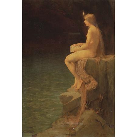 Lot image - Jules Joseph Lefebvre French, 1836-1911 Pandora