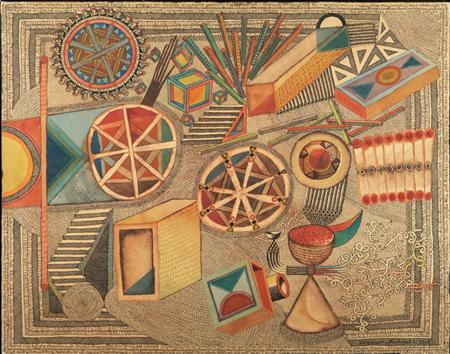 Lot image - Zbigniew Makowski Polish, b. 1930 An Immediate World, 1965