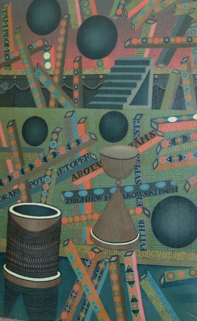 Lot image - Zbigniew Makowski Polish, b. 1930 There, 1965