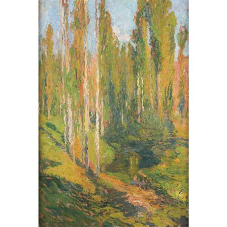 Lot image - Henri Jean Guillaume Martin French, 1860-1943 Sous-bois, circa 1905
