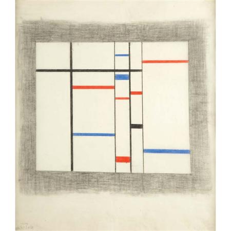 Lot image - Burgoyne Diller American, 1906-1965 Third Theme, no. 412