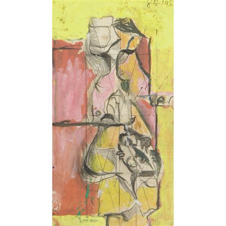 Lot image - Graham Sutherland British, 1903-1980 Study No. 16, Origins of the Land, 1952