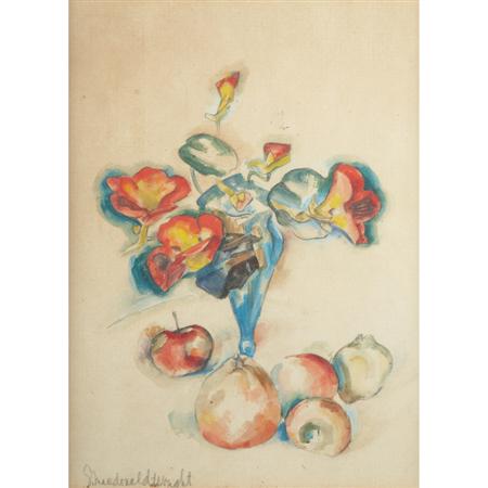 Lot image - Stanton MacDonald-Wright American, 1890-1973  Still Life with Fruit, 1917