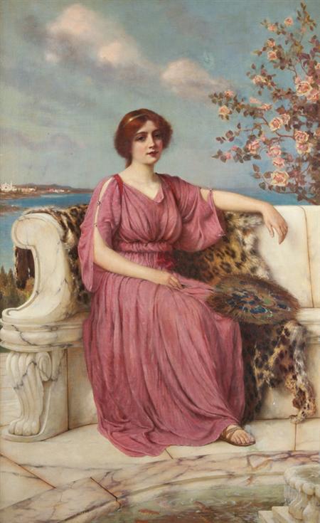 Lot image - Abbey Altson British, 1866-1949 Meditation