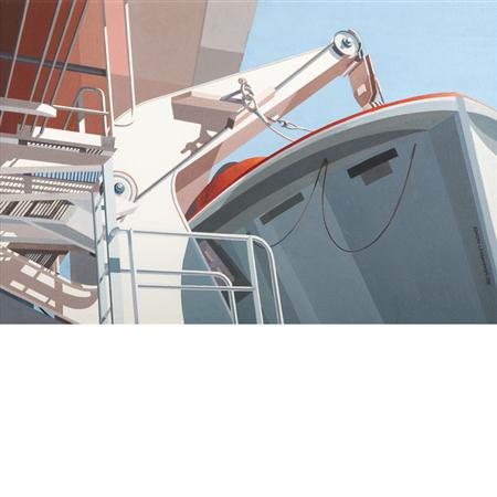 Lot image - Edmund Lewandowski American, 1914-1998 Life Boat Station #4, 1991