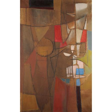 Lot image - Fred Mitchell American, b. 1923 From the Terrace (Via dei Serpienti), 1949