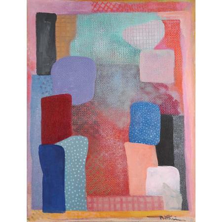 Lot image - Robert Natkin American, b. 1930 Untitled, Hitchcock Series, 1984