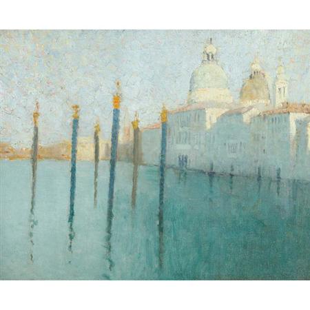 Lot image - George Loftus Noyes American, 1864-1954 View of Santa Maria della Salute, Venice, circa 1904