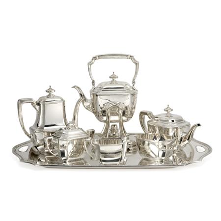 Lot image - Tiffany & Co. Makers Sterling Silver Coffee and Tea Service