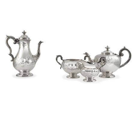 Lot image - Victorian Silver Coffee and Tea Service