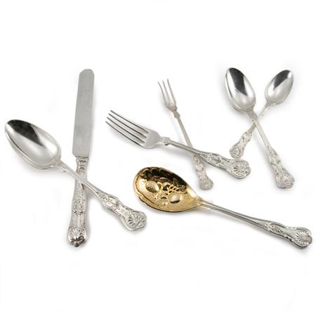 Lot image - Assembled Sterling Silver Flatware Service