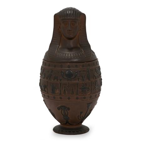 Lot image - Wedgwood Pottery Canopic Jar