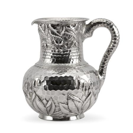 Lot image - American Aesthetic Movement Sterling Silver Water Pitcher