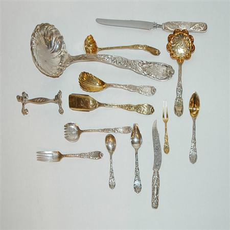Lot image - Assembled Tiffany & Co. Sterling Silver Partial Flatware Service