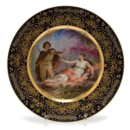 Lot image - Dresden Porcelain Cabinet Plate