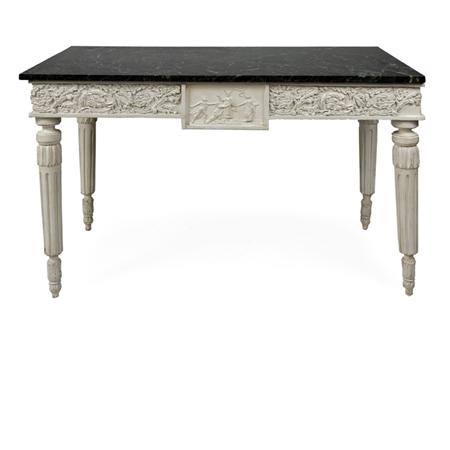 Lot image - Louis XVI Style Painted Console