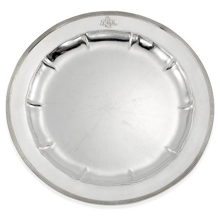 Lot image - Set of Three Arthur Stone Sterling Silver Serving Trays