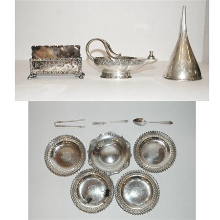 Lot image - Group of Tiffany & Co. Sterling Silver Articles