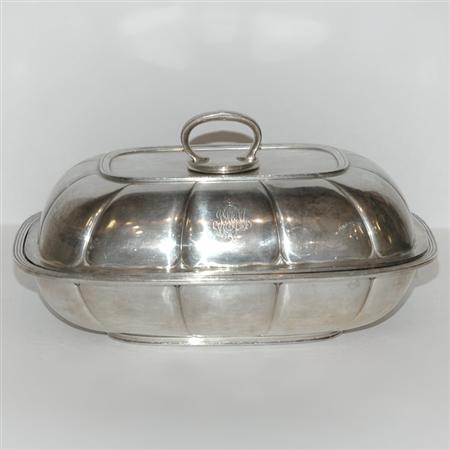 Lot image - Arthur Stone Sterling Silver Covered Vegetable Dish