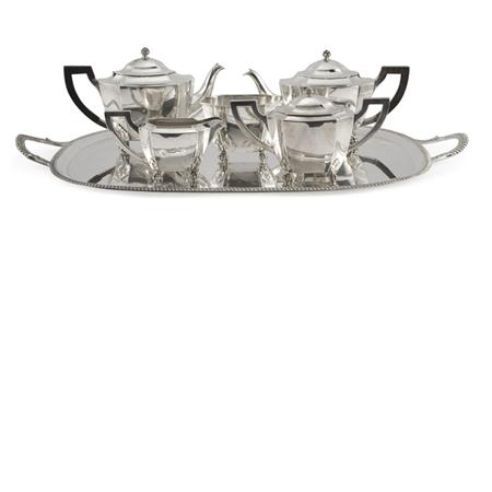 Lot image - Black, Starr & Frost Sterling Silver Coffee and Tea Service