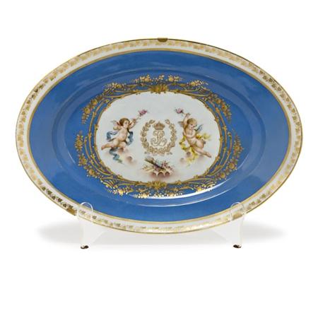 Lot image - Sevres Porcelain Platter