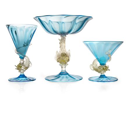 Lot image - Venetian Glass Table Service