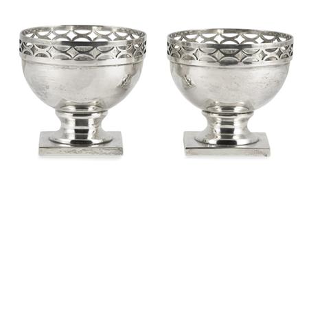 Lot image - Pair of Sterling Silver Dessert Cups