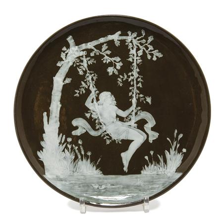 Lot image - George Jones & Sons Pate Sur Pate Porcelain Dish