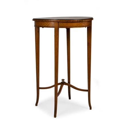 Lot image - Neoclassical Style Satinwood Side Table
