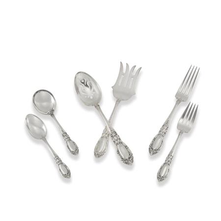 Lot image - Towle Sterling Silver Flatware Service