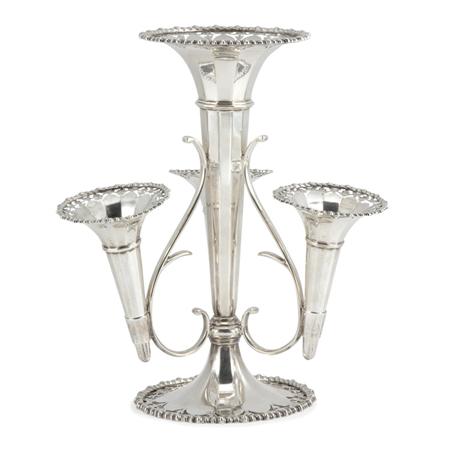 Lot image - George V Silver Epergne