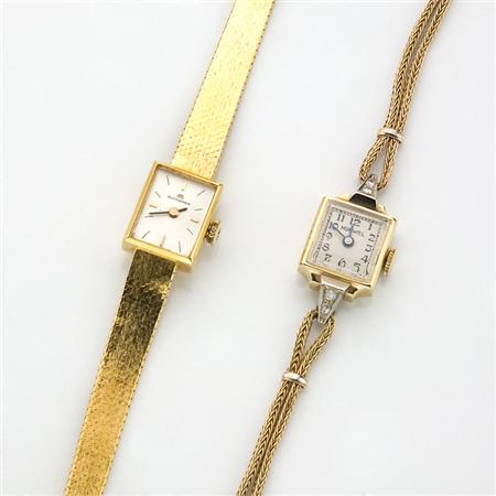 Lot image - Two Gold Wristwatches