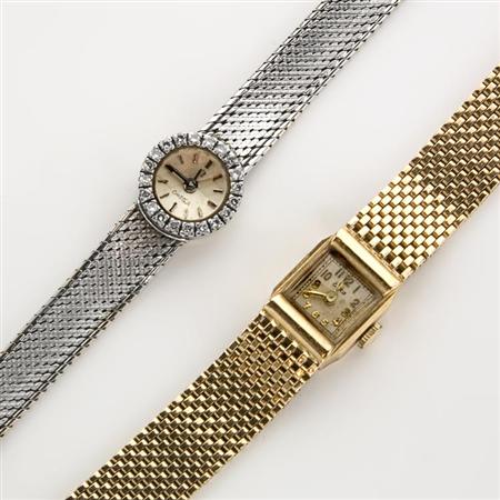 Lot image - Two Gold Wristwatches