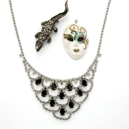 Lot image - Assorted Group of Gold and Metal Jewelry and U.S. and Foreign Coins