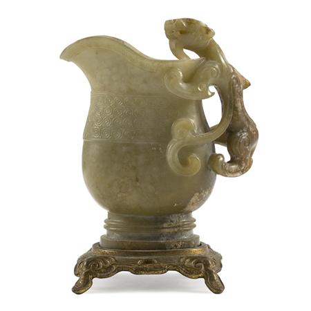 Lot image - Chinese Jade Rhyton