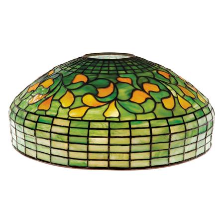 Lot image - Tiffany Studios Leaded Glass Shade