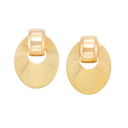Lot image - Pair of Gold Clips, Tiffany & Co.