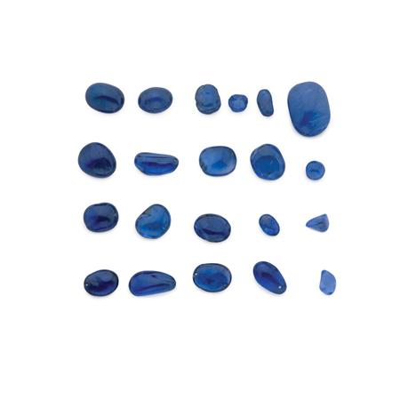Lot image - Unmounted Tumbled Sapphires