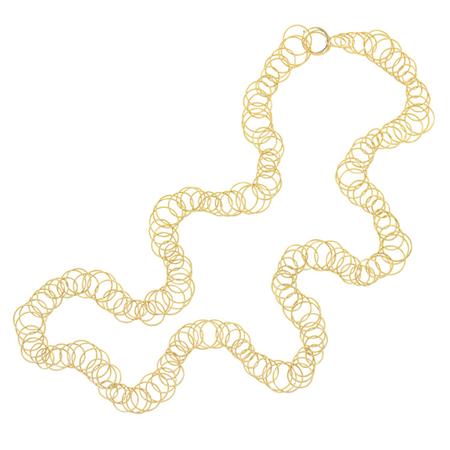 Lot image - Long Gold Chain Necklace, Buccellati