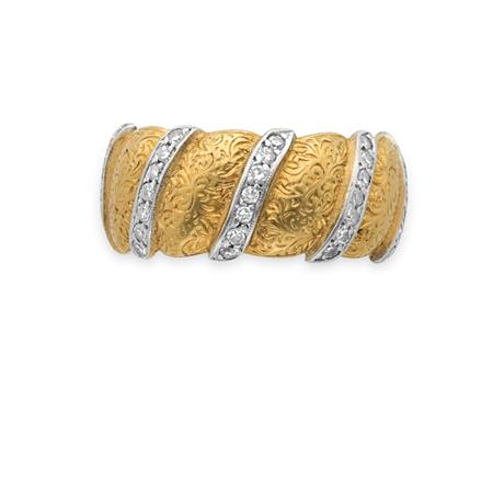 Lot image - Gold and Diamond Band Ring, Gianmaria Buccellati