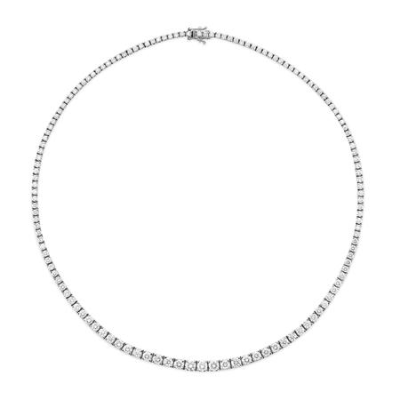Lot image - Diamond Necklace