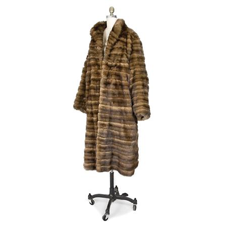 Lot image - Russian Sable Full Length Coat