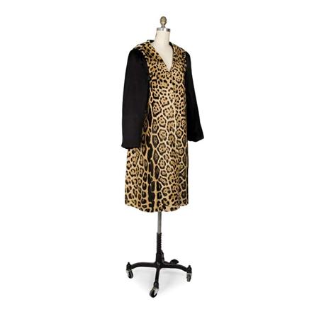 Lot image - Natural Leopard Full Length Vest/Coat Liner