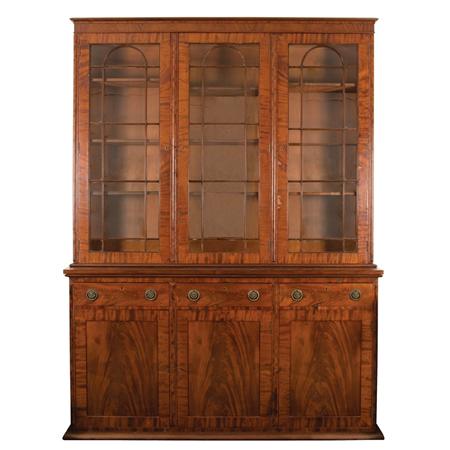 Lot image - Regency Mahogany Bookcase Cabinet