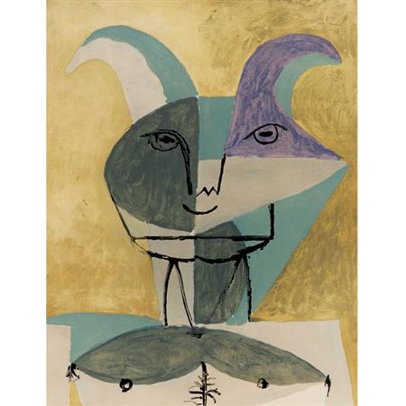 Lot image - After Pablo Picasso FAUNES ET FLORE Complete set of twelve color offset lithographs