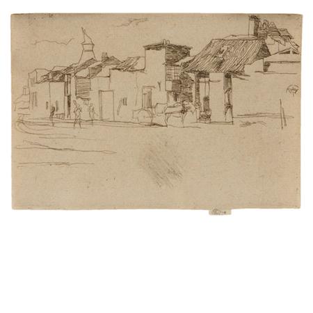 Lot image - James Abbott McNeill Whistler THE SWAN, CHELSEA Etching