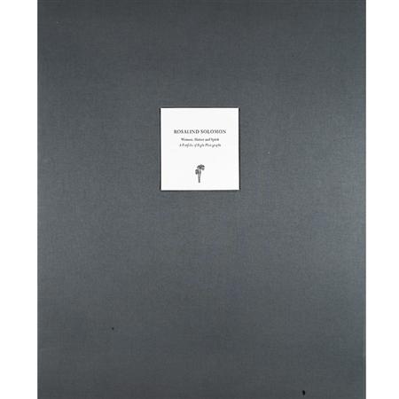 Lot image - SOLOMON, ROSALIND (b. 1950)  Women: Matter and Spirit. A Portfolio of Eight Photographs