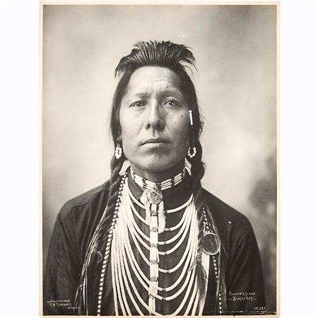 Lot image - RINEHART, FRANK A. (1861-1928)  Thunder Cloud-Blackfoot