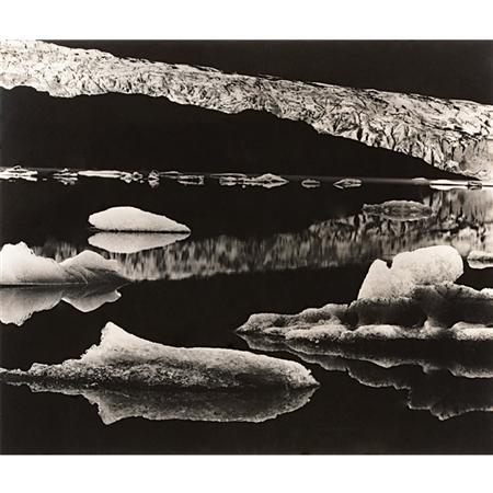 Lot image - WESTON, BRETT (1911-1993)  Mendenhall Glacier, 1973