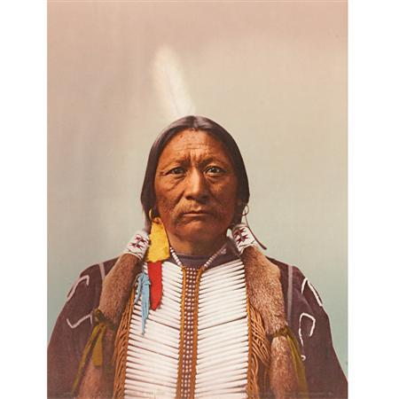 Lot image - JACKSON, WILLIAM HENRY (1843-1942)  Buckskin Charlie, Sub-chief of the Utes